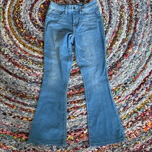 Fashion Nova Light Blue Flare Jeans